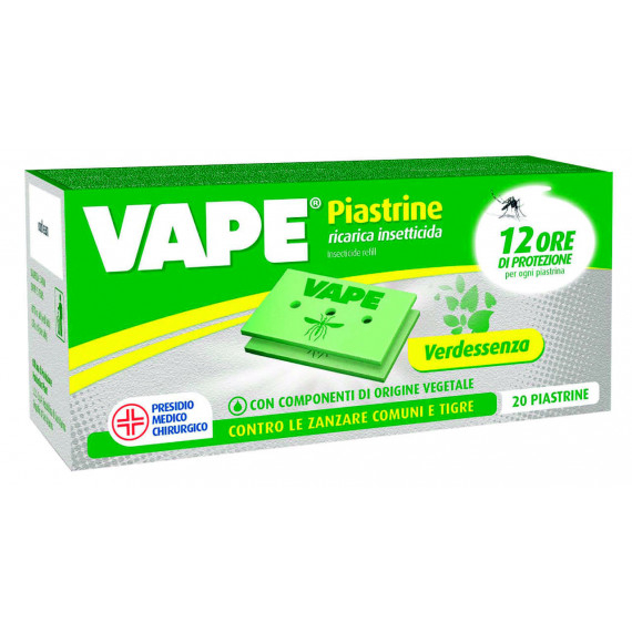 VAPE VERDE ESSENZA 20 PIASTRINE