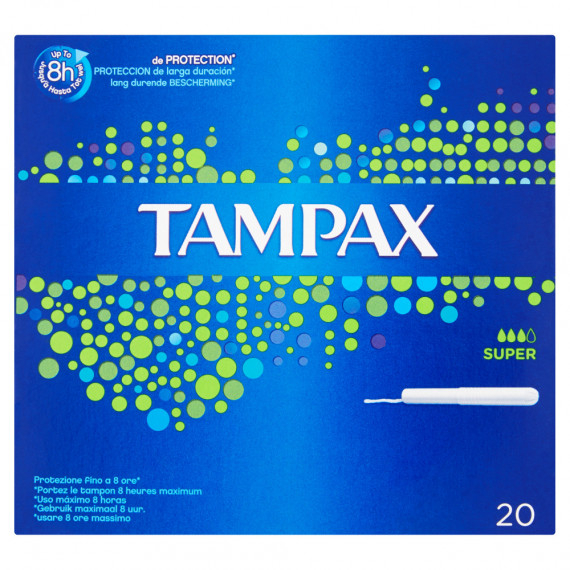 TAMPAX ASSORBENTI INTERNI BLUE BOX SUPER 20 PEZZI