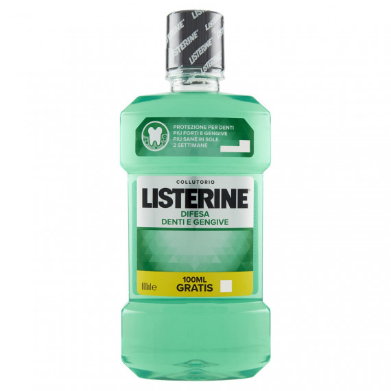 LISTERINE COLLUTORIO DIFESA DENTI E GENGIVE 500 ML E 100 ML GRATIS