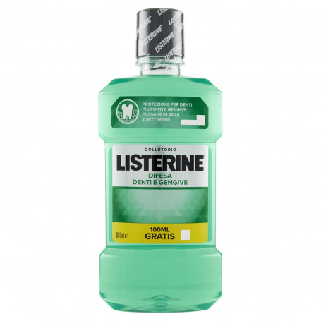 LISTERINE COLLUTORIO DIFESA DENTI GENGIVE 500 ML E 100 ML GRATIS