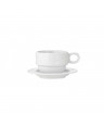 LUBIANA ARCADIA BIANCO TAZZA THE/COLAZIONE IMPILABILA CON PIATTO CL.24 PEZZI 6