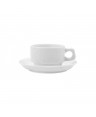 LUBIANA AMERICA/KASZUB-HEL BIANCO TAZZA THE/COLAZIONE CON PIATTINO CL.20 PEZZI 6