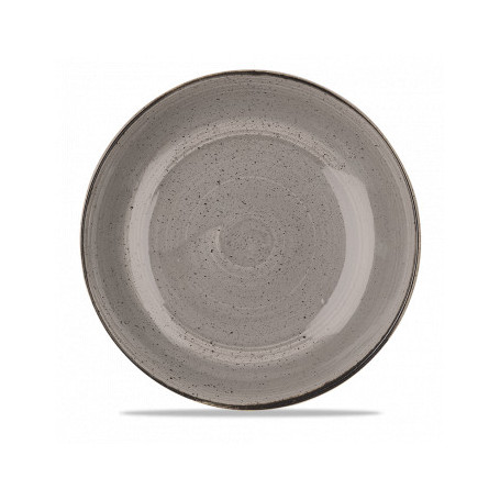 CHURCHILL GRIGIO PUNTINATO PIATTO FONDO COUPE CM.24E8 -12-