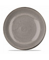 CHURCHILL GRIGIO PUNTINATO PIATTO FONDO COUPE CM.24E8 -12-