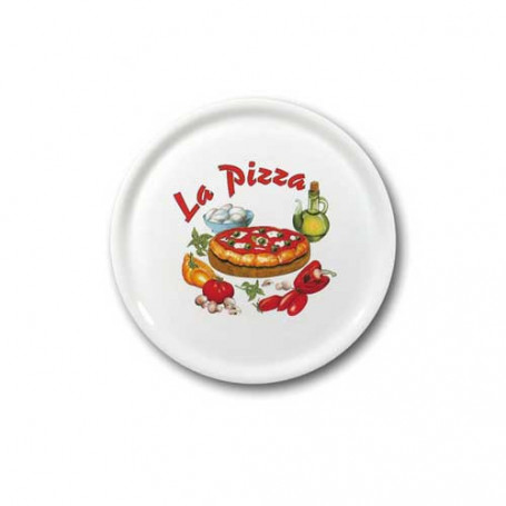 SATURNIA NAPOLI DECORATO PIATTO PIZZA CM.31 -6-