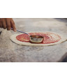 Gimetal mestolo dosatore e spargipomodoro per pizza capacita' gr.90  cm.27