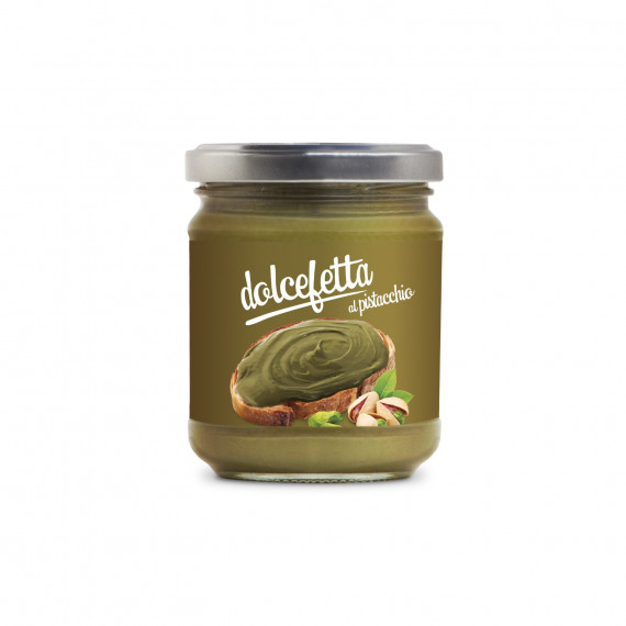 Dolcefetta al pistacchio - Crema dolce in vetro 12x180 grammi