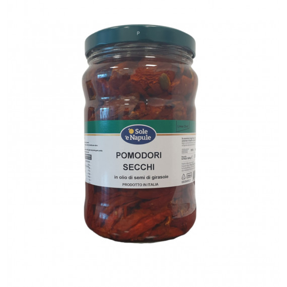Pomodori secchi conditi in olio di girasole - Linea Chef 6x1600 grammi
