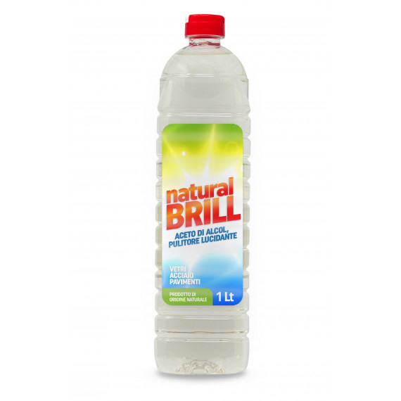 Natural Brill - Detergente naturale tappo clic clac 12x1 litro